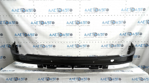 Bare rear bumper, lower part, Audi Q8 19-25, for parking sensors and Park Assist, without plug, graphite