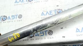Left longitudinal roof rail for Audi Q8 19-26 chrome, glued