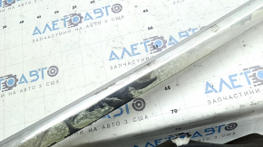 Left longitudinal roof rail for Audi Q8 19-26 chrome, glued