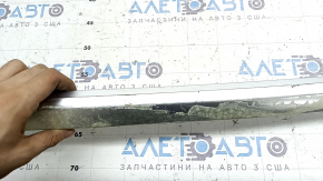Left longitudinal roof rail for Audi Q8 19-26 chrome, glued