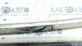 Left longitudinal roof rail for Audi Q8 19-26 chrome, glued
