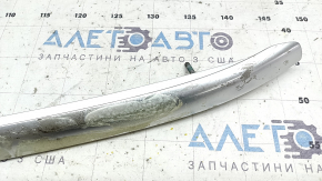 Left longitudinal roof rail for Audi Q8 19-26 chrome, glued