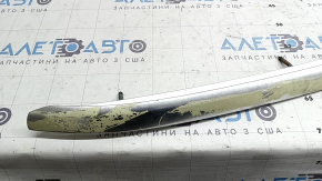 Right longitudinal roof rail for Audi Q8 19-26 chrome, glued