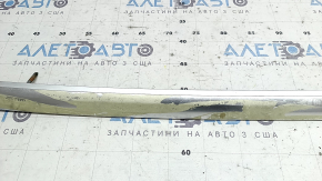 Right longitudinal roof rail for Audi Q8 19-26 chrome, glued