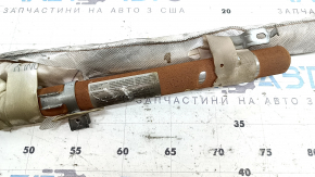 Left side curtain airbag Audi Q8 19-26, rusty squib, sooty, melted