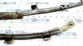 Left side curtain airbag Audi Q8 19-26, rusty squib, sooty, melted