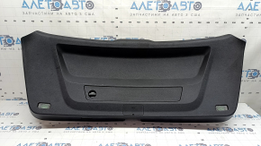 Lower tailgate trim for Audi Q8 19-26, black, without curtain on glass, scratches