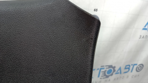 Lower tailgate trim for Audi Q8 19-26, black, without curtain on glass, scratches