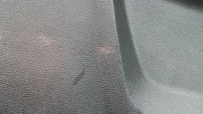 Lower tailgate trim for Audi Q8 19-26, black, without curtain on glass, scratches