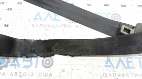 Driver's seat belt with squib for Audi Q8 19-26, black, melted, covered in soot, rusty squib