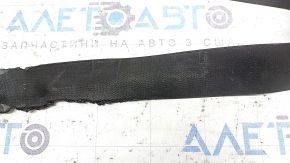 Driver's seat belt with squib for Audi Q8 19-26, black, melted, covered in soot, rusty squib