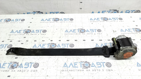 Seat belt 2 row left with squib for Audi Q8 19-26 black, rusty squib, sooty