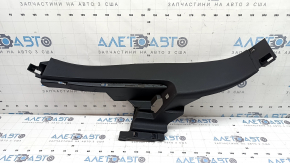 Lower left rear pillar trim for Audi Q8 19-26, black, sooty, scratches