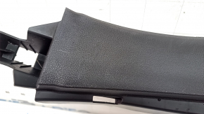 Lower left rear pillar trim for Audi Q8 19-26, black, sooty, scratches