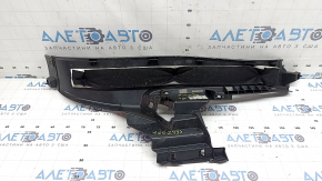 Lower left rear pillar trim for Audi Q8 19-26, black, sooty, scratches