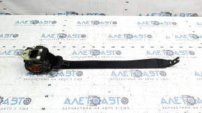 Seat belt 2 row right with squib for Audi Q8 19-26 black, rusty squib, sooty