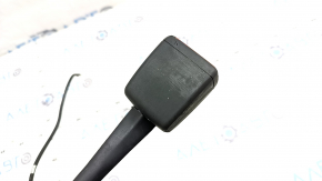 The driver's seat belt latch of the Audi Q8 19-26 is covered in soot, the connector is cut off