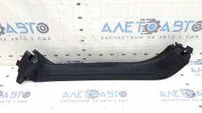 Left trunk door trim for Audi Q8 19-26, black, scratched, sooty