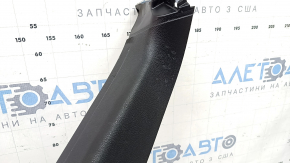 Left trunk door trim for Audi Q8 19-26, black, scratched, sooty
