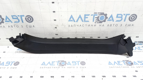 Right trunk door trim for Audi Q8 19-26, black, scratched, sooty