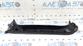 Right trunk door trim for Audi Q8 19-26, black, scratched, sooty