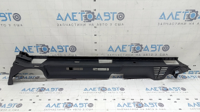 Right trunk floor bracket for Audi Q8 19-26, black, scratched