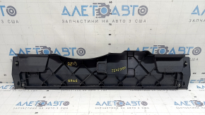 Audi Q8 19-26 front trunk floor bracket, worn, covered in soot