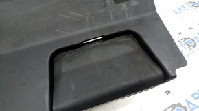 Audi Q8 19-26 front trunk floor bracket, worn, covered in soot