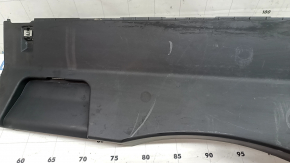 Audi Q8 19-26 front trunk floor bracket, worn, covered in soot