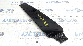 Outer right center pillar trim for Audi Q8 19-26, gloss black, glued