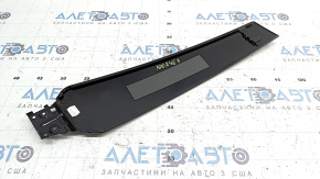 Outer right center pillar trim for Audi Q8 19-26, gloss black, glued