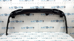 Rear bumper lip Honda Accord 23-26 Sport-L, gloss black, with trim, scratches, dented