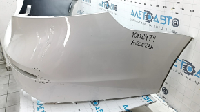 Bare rear bumper Honda Accord 23-26 without parking sensors, white, broken mount, scratches