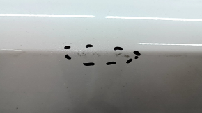 Bare rear bumper Honda Accord 23-26 without parking sensors, white, broken mount, scratches