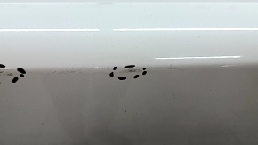 Bare rear bumper Honda Accord 23-26 without parking sensors, white, broken mount, scratches