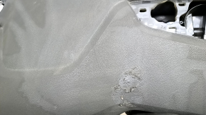 The dashboard front panel without AIRBAG Audi Q8 19-25 is black, sooty, melted