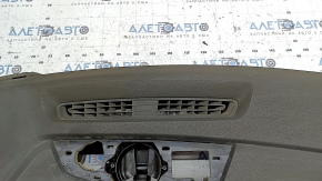 The dashboard front panel without AIRBAG Audi Q8 19-25 is black, sooty, melted