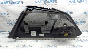 Left arch trim for Audi Q8 20-26, black, under air suspension, covered in soot