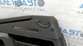 Left arch trim for Audi Q8 20-26, black, under air suspension, covered in soot