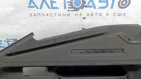Left arch trim for Audi Q8 20-26, black, under air suspension, covered in soot