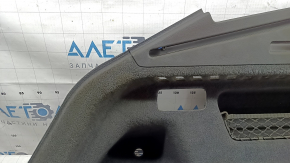 Left arch trim for Audi Q8 20-26, black, under air suspension, covered in soot