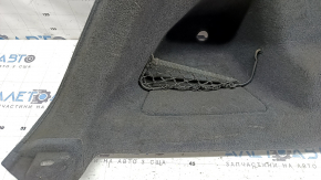 Left arch trim for Audi Q8 20-26, black, under air suspension, covered in soot