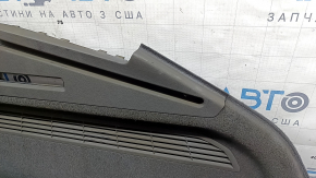 Right arch trim for Audi Q8 19-26, black, sooty