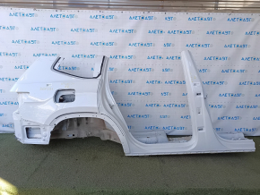 Quarter wing rear right VW Atlas 24-26 sawed off with the central pillar, white