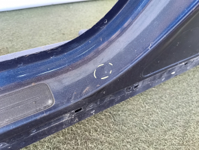 Lincoln MKZ 13-20 hybrid front left quarter panel sawed off with center pillar, blue, butt