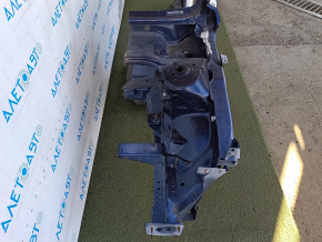 Lincoln MKZ 13-20 hybrid front left quarter panel sawed off with center pillar, blue, butt