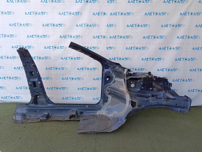 Lincoln MKZ 13-20 hybrid front left quarter panel sawed off with center pillar, blue, butt