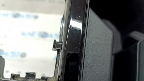 Center console trim with cup holders for Honda Accord 23-26, glossy black, with cup holders, scratches, dents