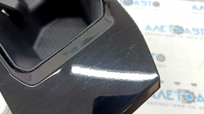 Center console trim with cup holders for Honda Accord 23-26, glossy black, with cup holders, scratches, dents