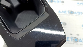 Center console trim with cup holders for Honda Accord 23-26, glossy black, with cup holders, scratches, dents
